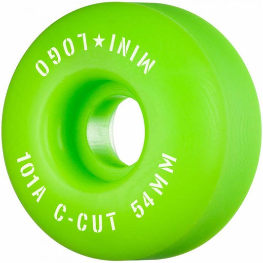 Mini Logo Skateboard Wheels C-Cut 2 101a Green 54mm