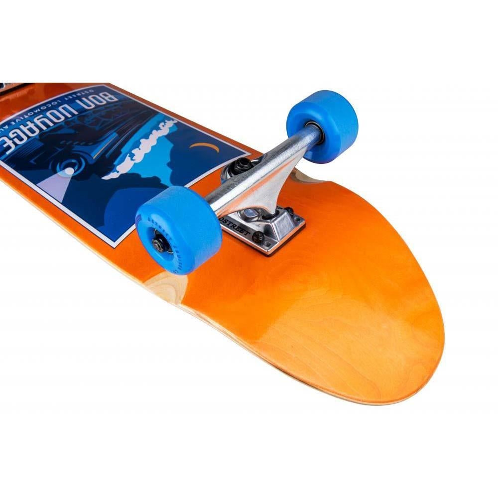 D Street Cruiser Bon Voyage Factory Complete Skateboard Orange 8.5"