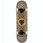 Heart Supply Jagger Eaton Trinity Gold Foil With Raised Ink Complete Skateboard 8.25"