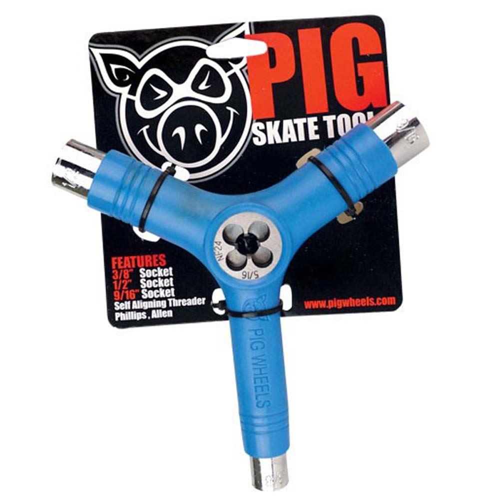 Pig Skateboard Tool Solid Blue