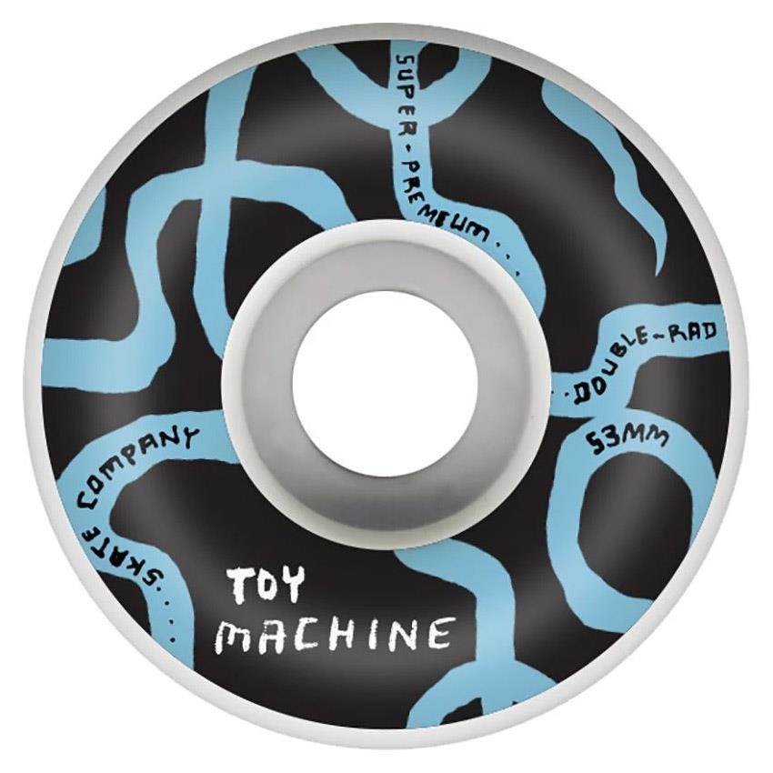 Toy Machine Super Premium Skateboard Wheels White 53mm