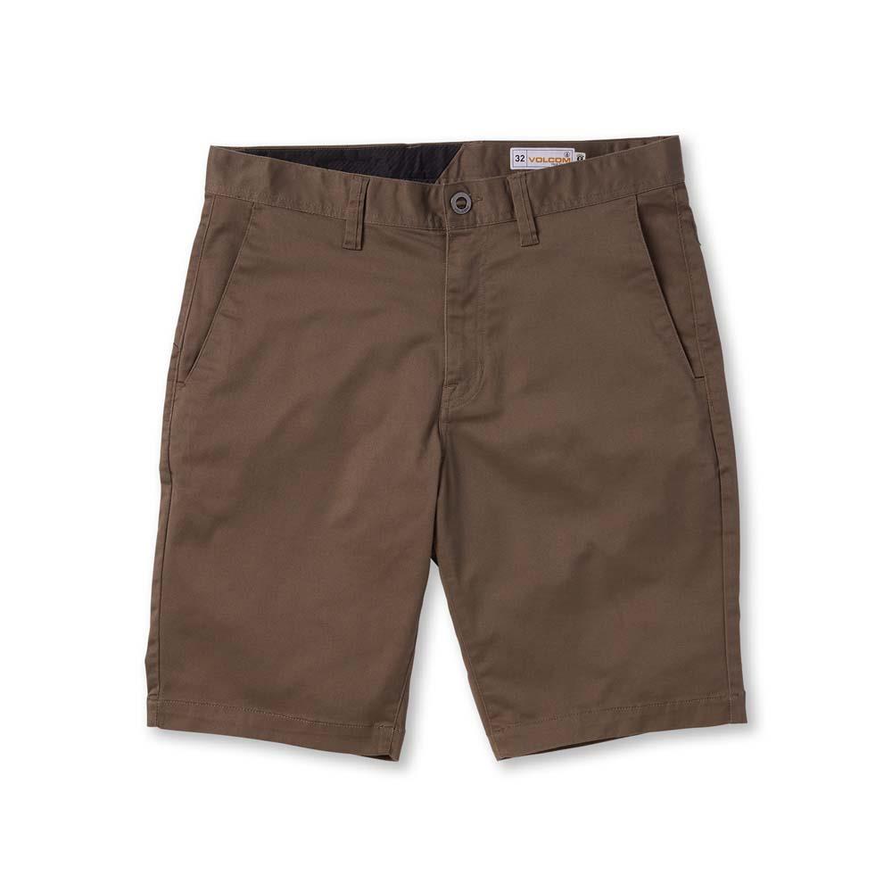 Volcom Frickin Modern Stretch Short Mushroom Brown