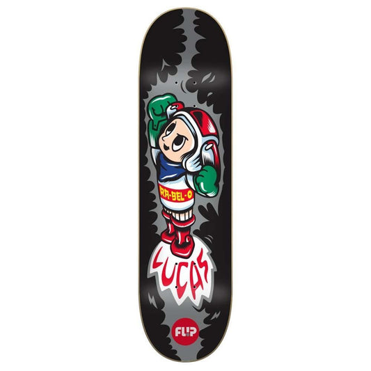Flip Rabelo Tin Toy Skateboard Deck Black 8.25"