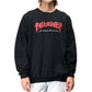 Thrasher Magazine Godzilla Crewneck Sweatshirt Black