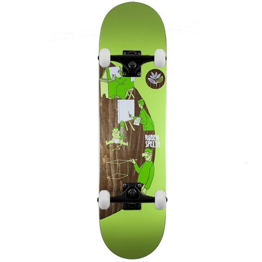 Magenta Rueben Spelta Extravision Complete Skateboard Green 8.4"