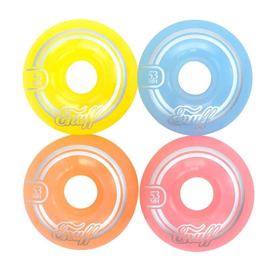Enuff Refresher II Skateboard Wheels Pastel Mix 53mm