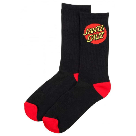 Santa Cruz Classic Dot Socks 2 Pack Assorted