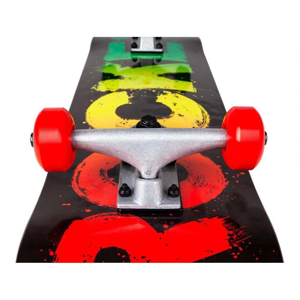 Rocket Skateboards Rasta Fade Factory Complete Skateboard Rasta 8"