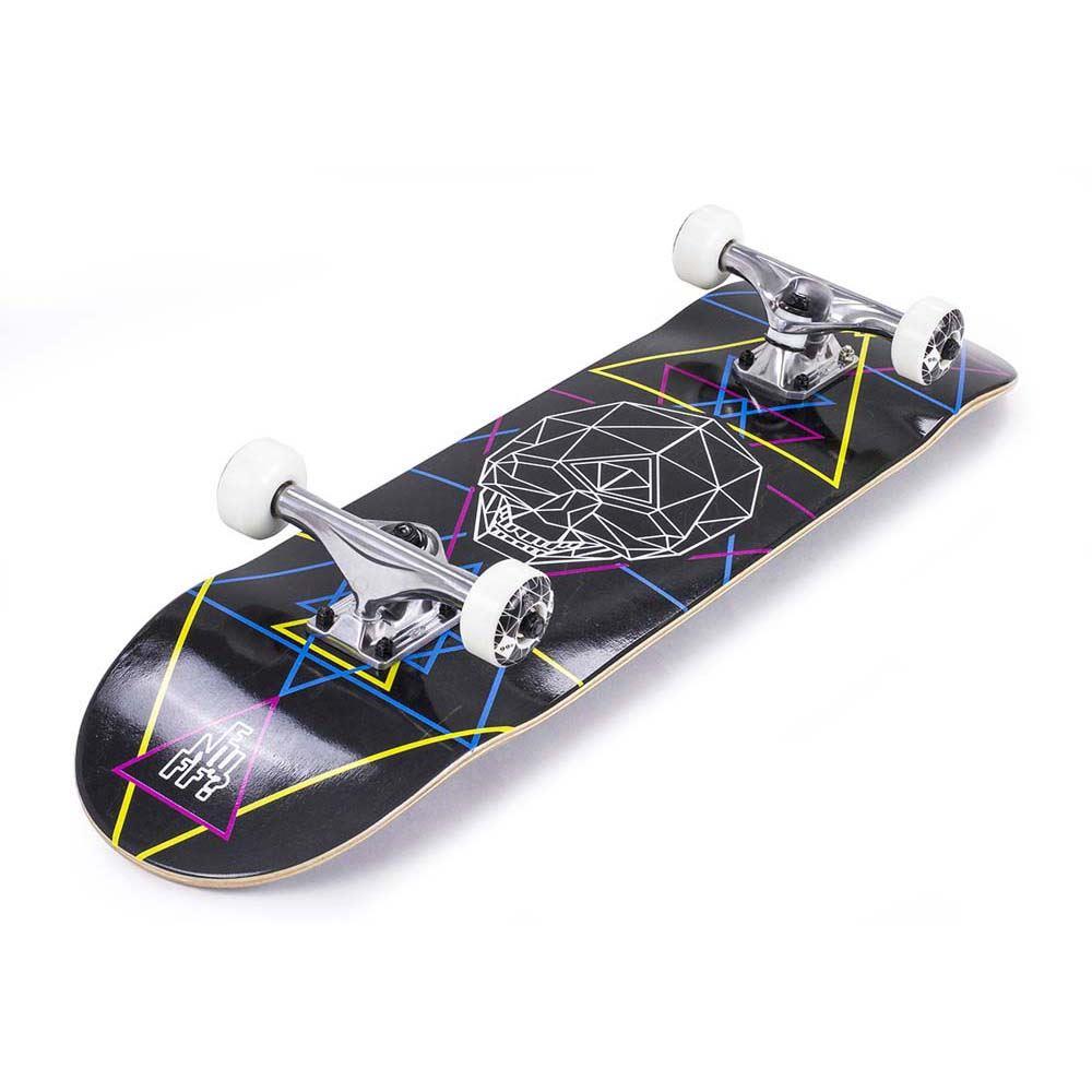 Enuff Skateboards Geo Skull Factory Complete Skateboard CMYK 8"