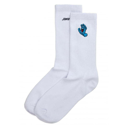 Santa Cruz Screaming Mini Hand Socks White
