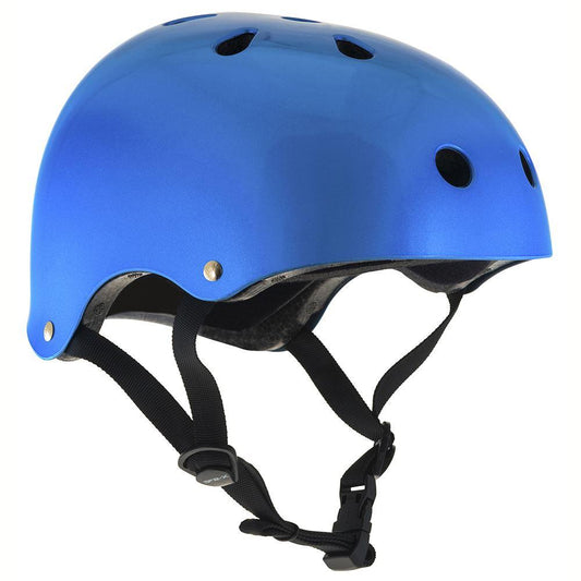 SFR Essentials Skateboard Bmx Helmet Metallic Blue