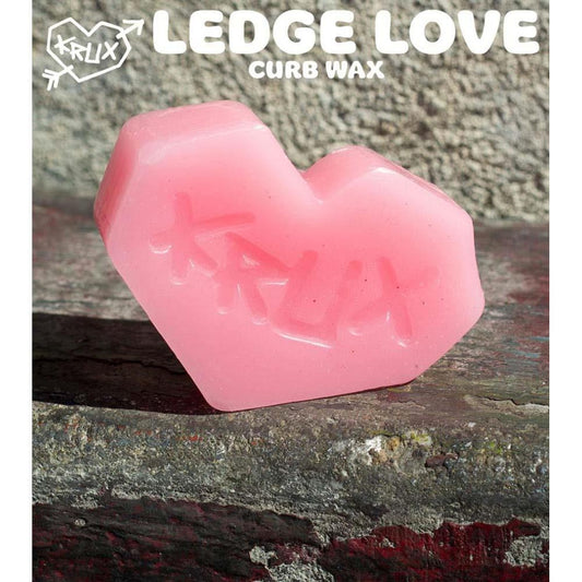 Krux Wax Ledge Love Curb Skateboard Wax Pink