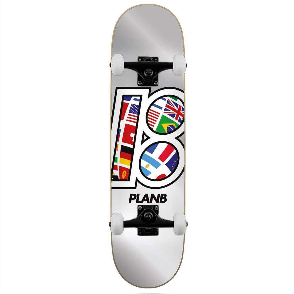 Plan B Skateboards Team Global Complete Skateboard 8"