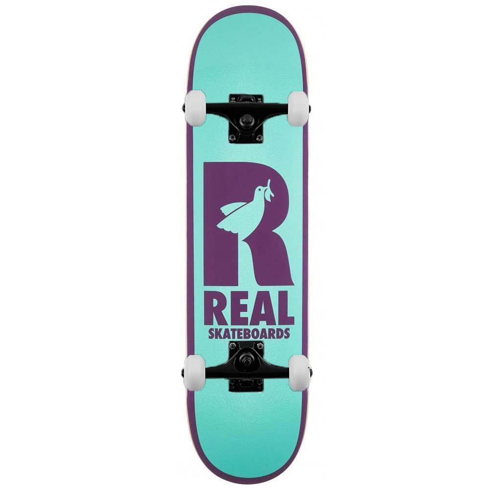 Real Renewal Doves Complete Skateboard Teal 8.06"