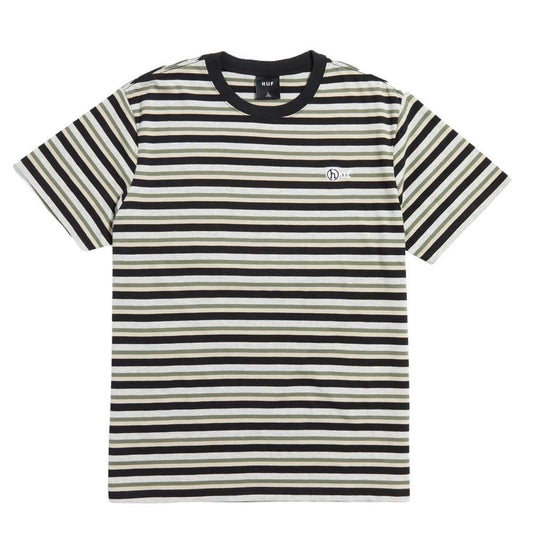 Huf Webster Stripe Knit T-Shirt Cream