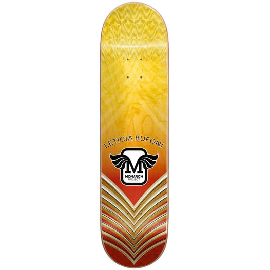 Monarch Leticia Horus Gradient Skateboard Deck Orange 8"