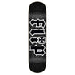 Flip HKD Gothic Skateboard Deck Black 8.25"