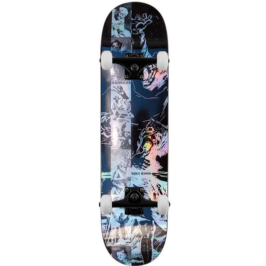 Madness Trey Downward Super Sap Complete Skateboard Wood Holographic 8.25"