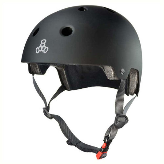 Triple 8 Brainsaver EPS Helmet Rubber All Black
