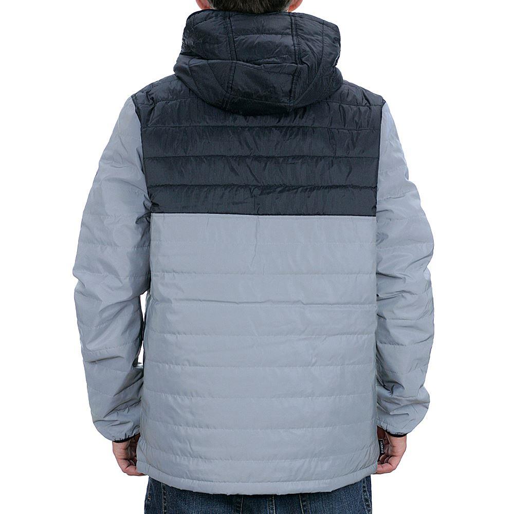 Element Alder Puff Pop Jacket Black Grey Reflective Black Sheep