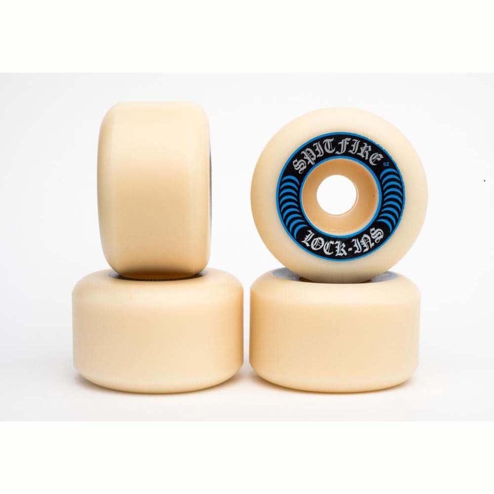 Spitfire Formula Four Lock Ins Skateboard Wheels 99DU Natural 55MM