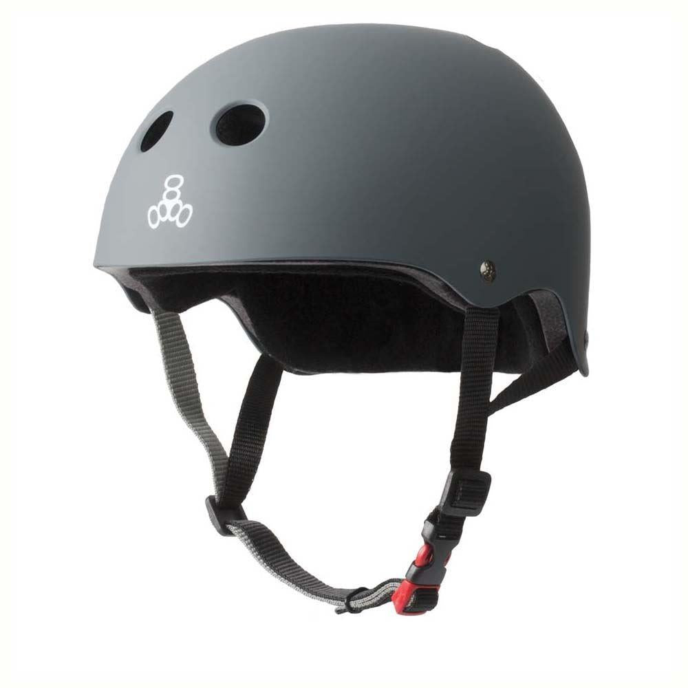Triple 8 Sweatsaver Helmet Cert Rubber Carbon
