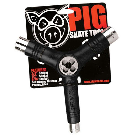 Pig Skateboard Tool Solid Black