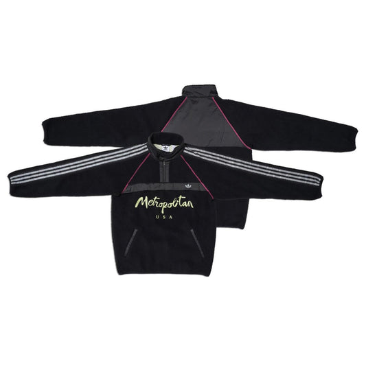 Adidas Skateboarding x Metropolitan Polar Track Top Black Yellow Tint Real Magenta