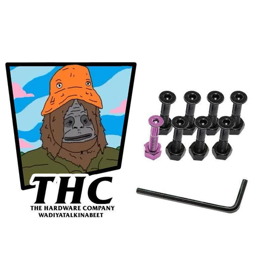 The Hardware Company THC LTD Sassy Skateboard Nuts & Bolts 1"