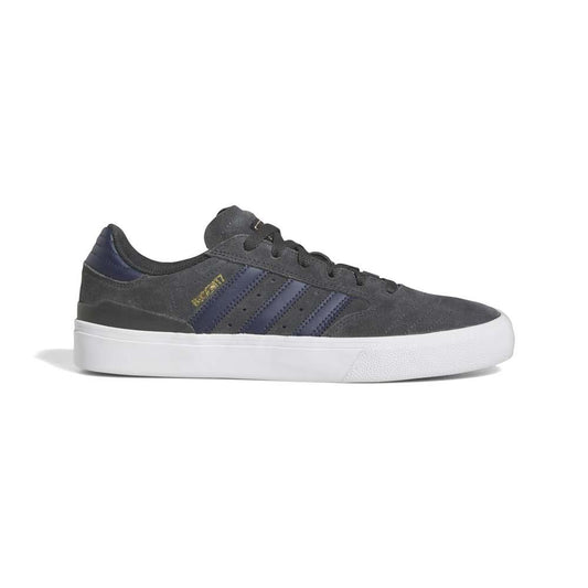 Adidas Skateboarding Busenitz Vulc II Carbon Legend Ink Gold Metallic Skate Shoes