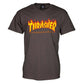 Thrasher Flame Logo T-Shirt Charcoal