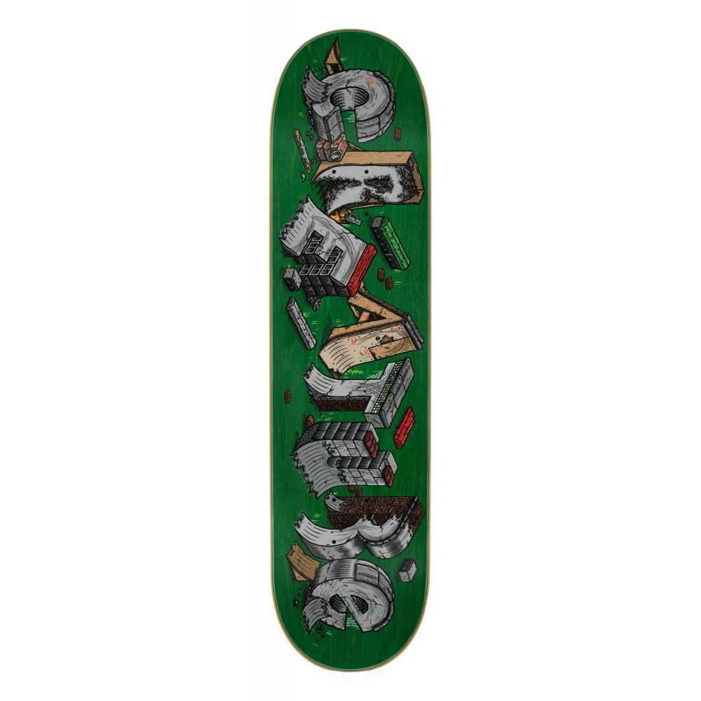 Creature Slab DIY Skateboard Deck Green 7.75"