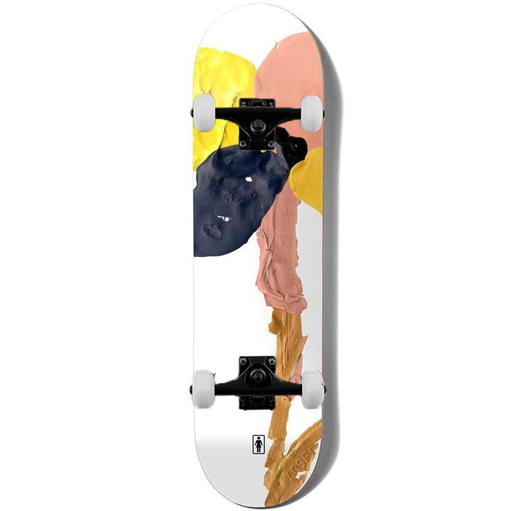 Girl Kennedy Blooming Complete Skateboard White 8.5"