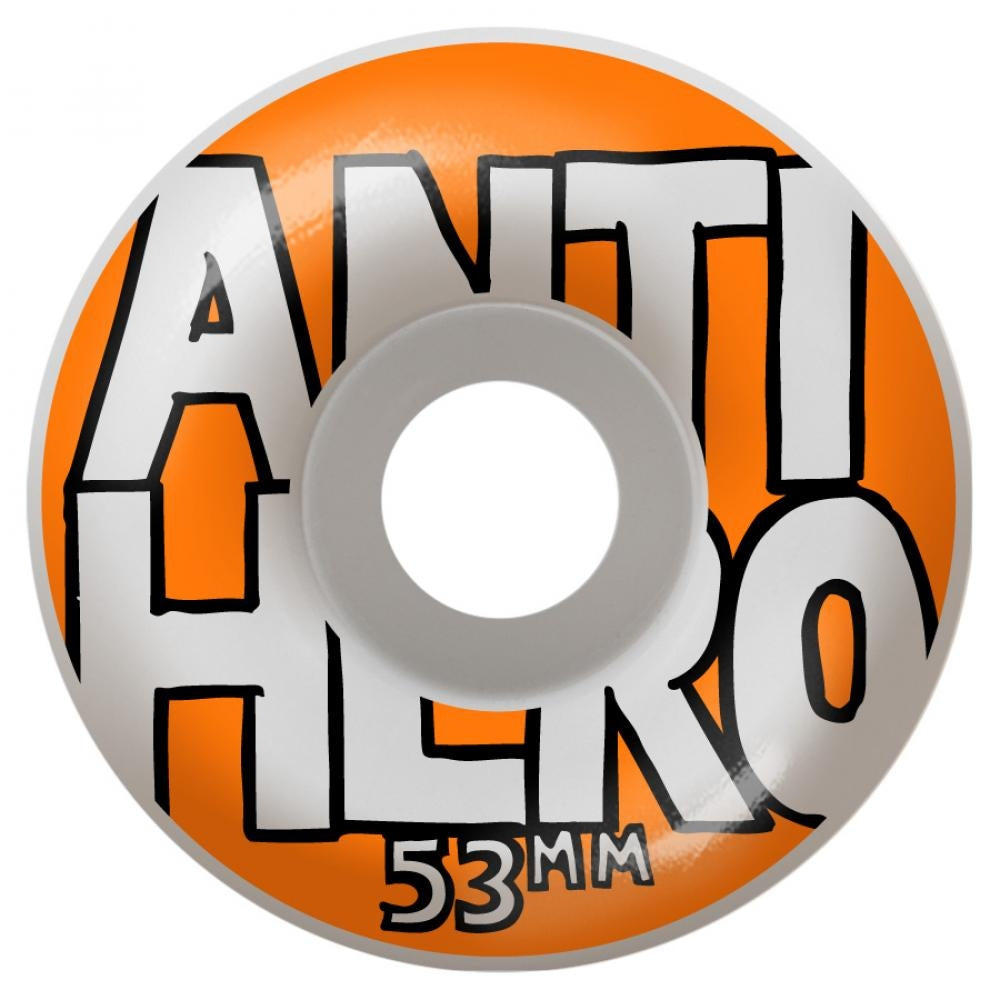 Anti Hero Blackhero Lg Factory Complete Skateboard Black 8"