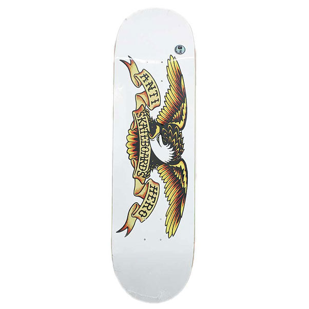 Anti Hero Classic Eagle XXL Skateboard Deck White 8.75"