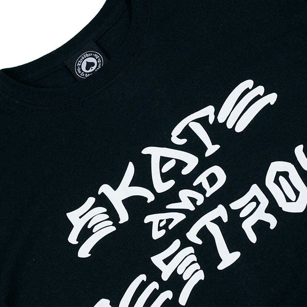 Thrasher Magazine Black Skate & Destroy T-shirt