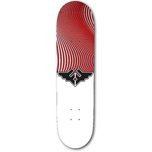 Fracture Wings V4 Skateboard Deck Red 7.75"