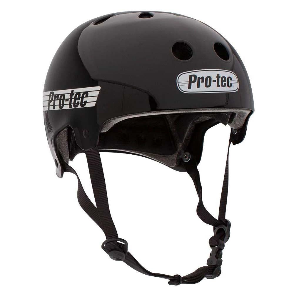 Pro-Tec Helmet Old School Cert Gloss Black ADULT