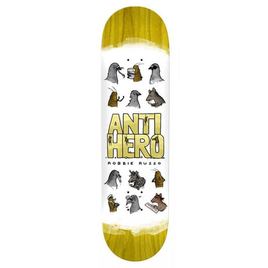 Anti Hero Russo Usual Suspect Skateboard Deck Assorted 8.25"