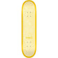 Real Flowers Renewal Skateboard Deck Yellow 8.38"