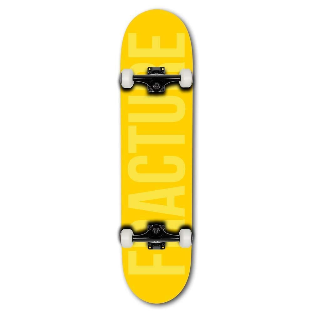 Fracture Fade Factory Complete Skateboard Yellow 7.75"
