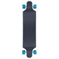 D Street Skateboard Drop Down Hawaiian Blue Red 38 Inch