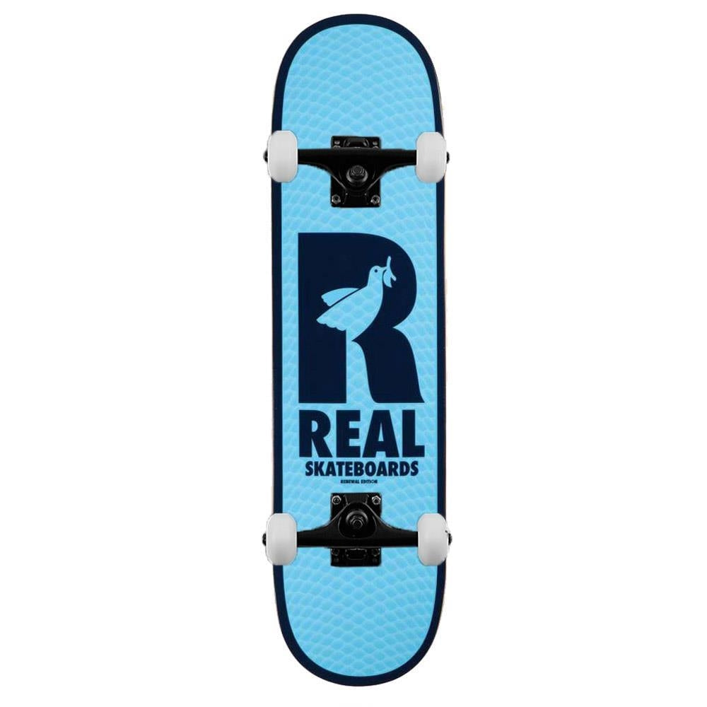 Real Renewal Doves Complete Skateboard Blue 7.75"