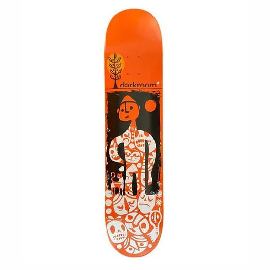 Darkroom Skateboards Scumtashe Skateboard Deck Orange 8.625"