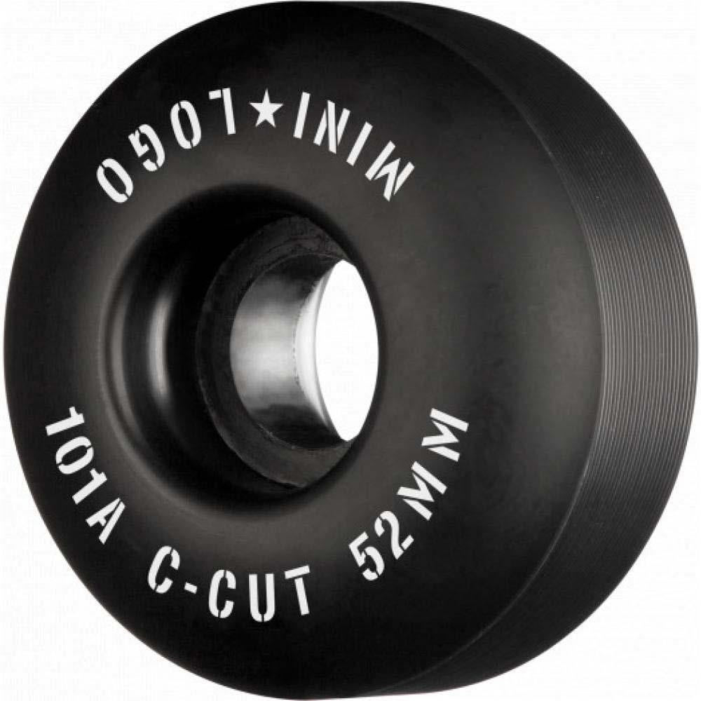 Mini Logo C-Cut 2 Skateboard Wheels 101a Black 52mm