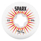 Ricta Wheels Sparx Skateboard Wheels 99a White 53mm