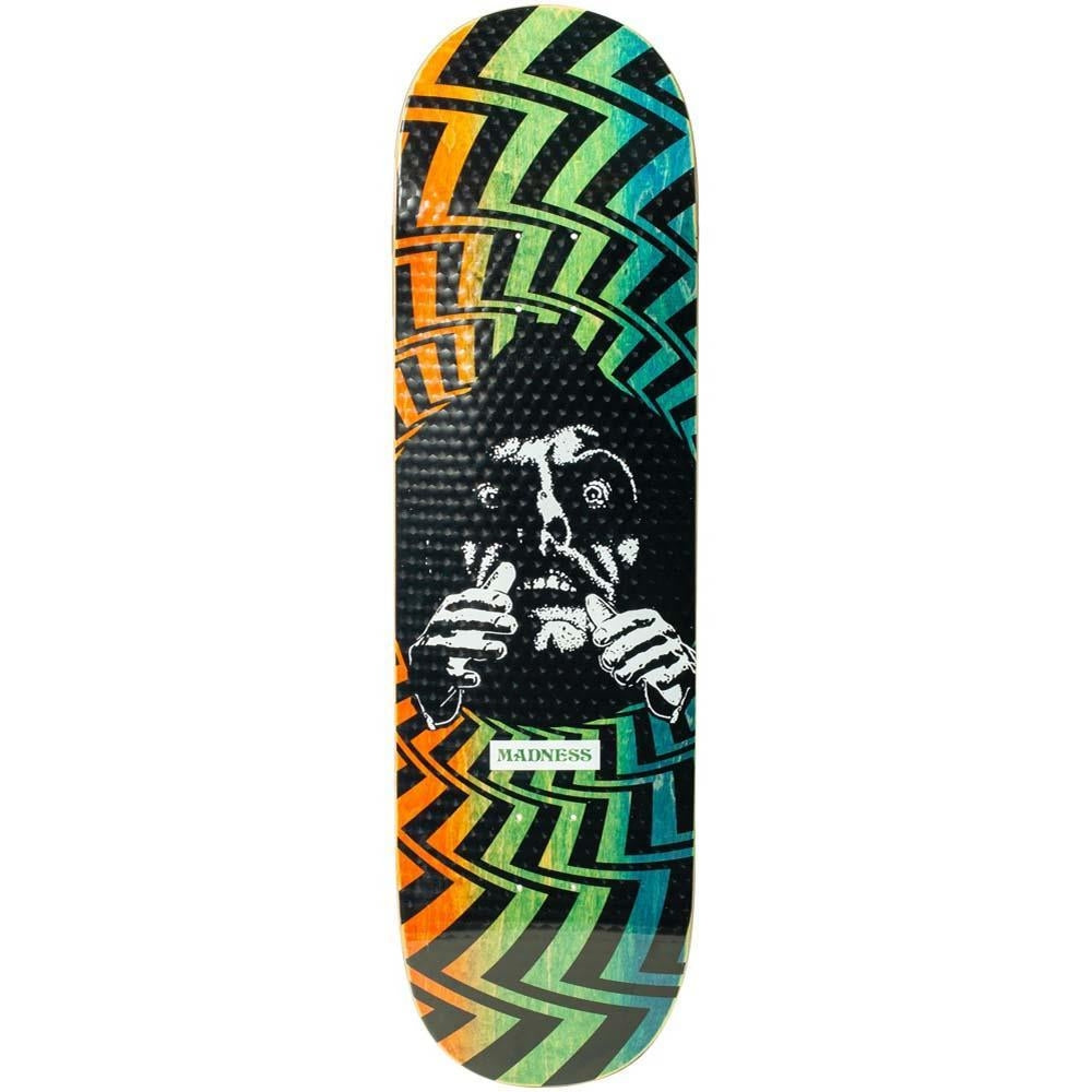 Madness Darkness R7 Skateboard Deck Black 9"