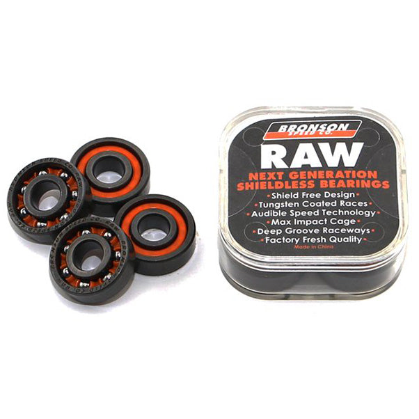 Bronson Speed Co Raw Skateboard Bearings