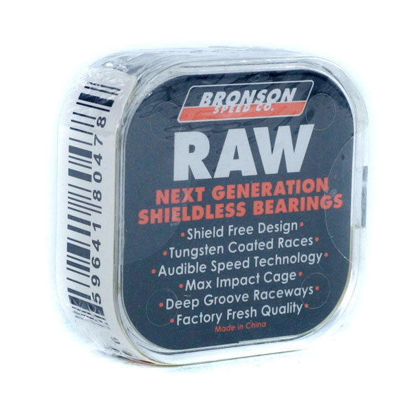 Bronson Speed Co Raw Skateboard Bearings