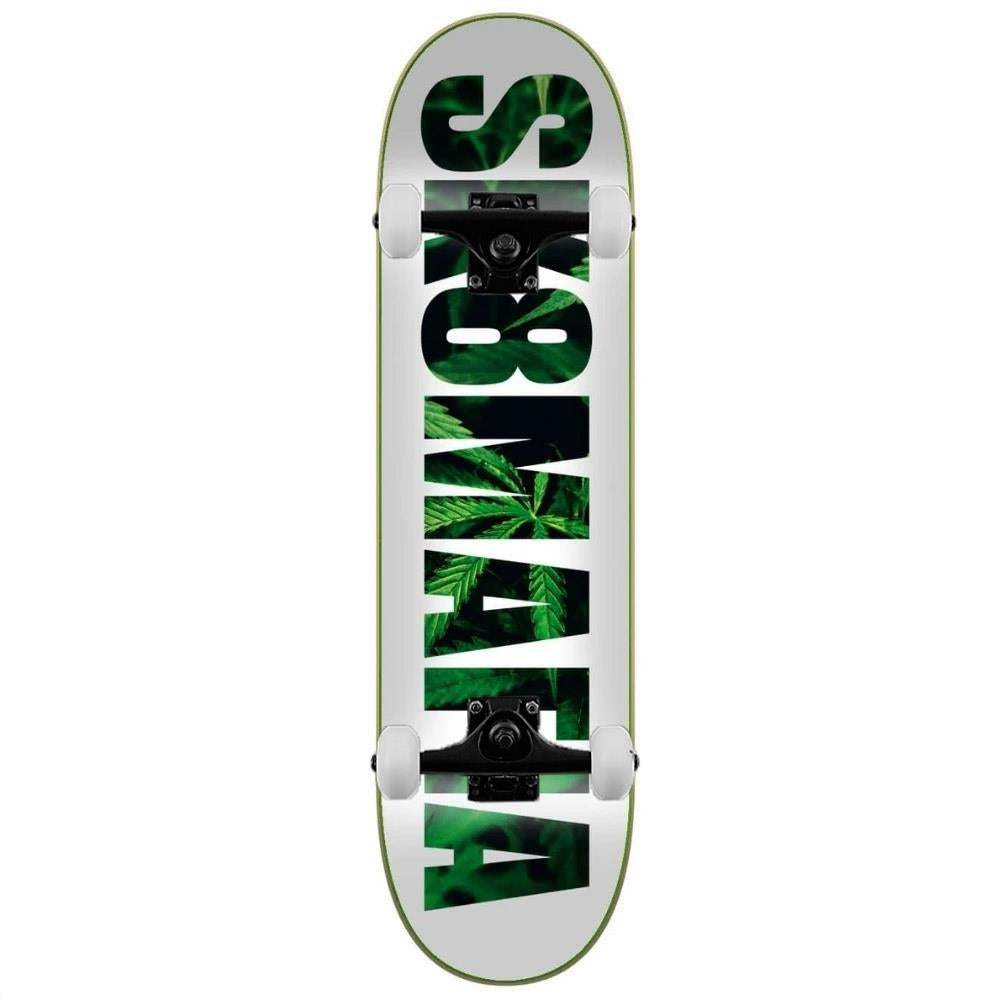 Sk8 Mafia Leaves Complete Skateboard White 8.3"